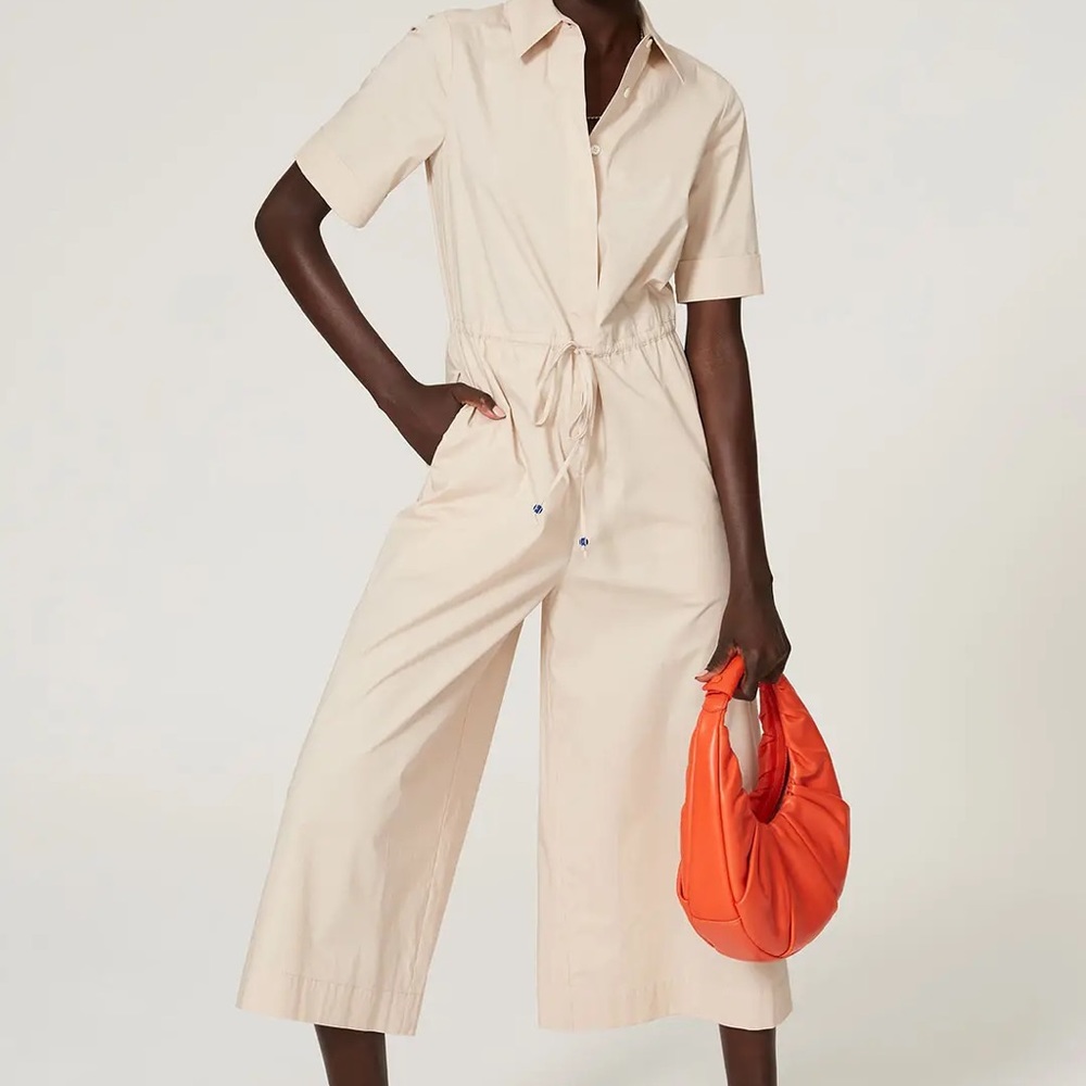 STAUD Ludo jumpsuit NWT, lightweight cotton blend